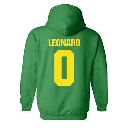 Oregon - NCAA Women's Soccer : Makea Leonard - Hooded Sweatshirt-1