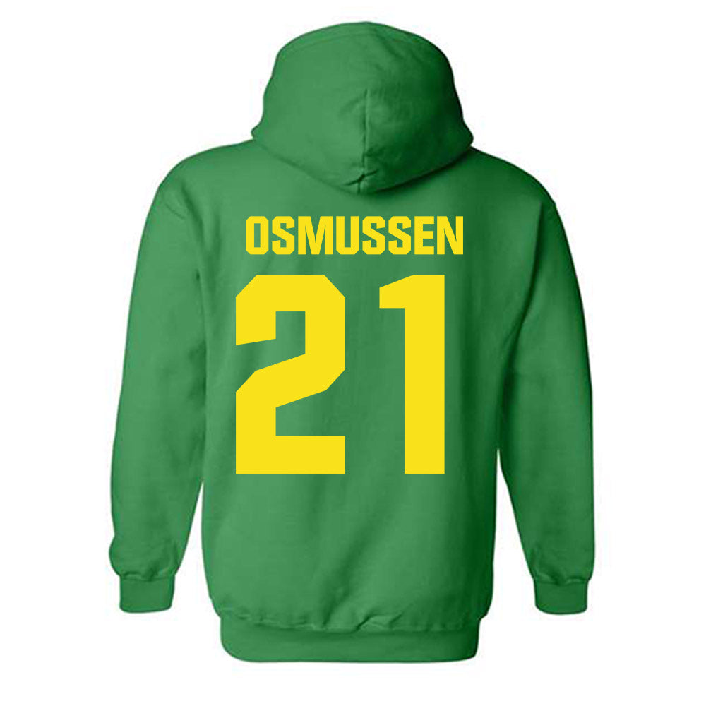 Oregon - NCAA Women's Soccer : Ella Osmussen - Hooded Sweatshirt-1
