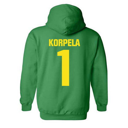 Oregon - NCAA Women's Soccer : Brynn Korpela - Hooded Sweatshirt-1