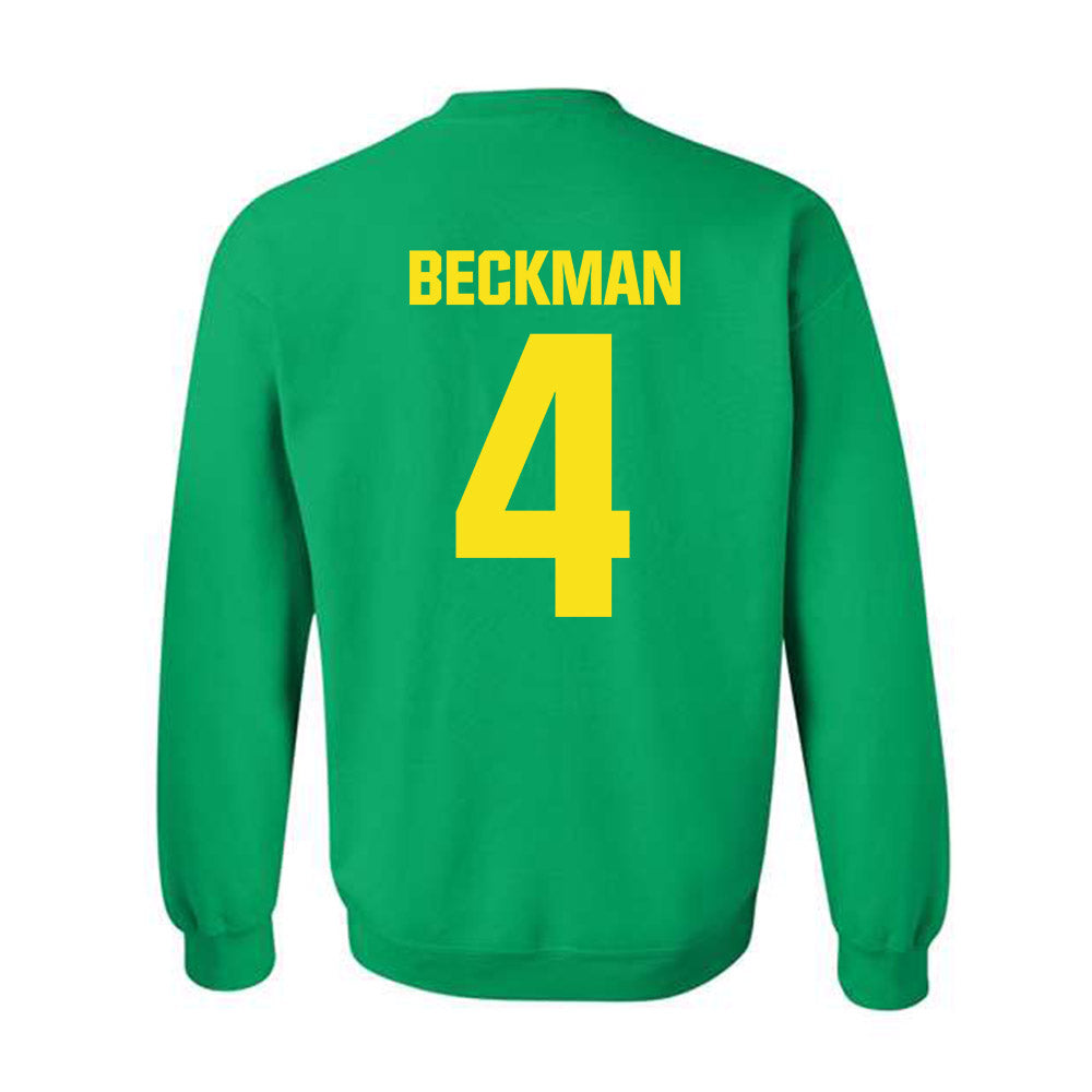 Oregon - NCAA Women's Lacrosse : Caitlin Beckman - Crewneck Sweatshirt-1