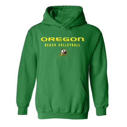 Oregon - NCAA Beach Volleyball : Elsa Snipes - Hooded Sweatshirt-0