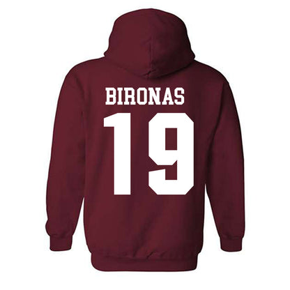 Stanford - NCAA Football : London Bironas - Classic Shersey Hooded Sweatshirt-1