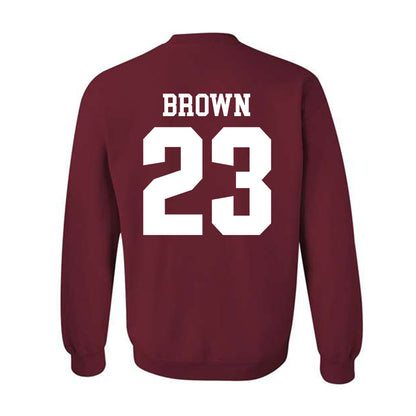 Stanford - NCAA Football : Nico Brown - Classic Shersey Crewneck Sweatshirt-1