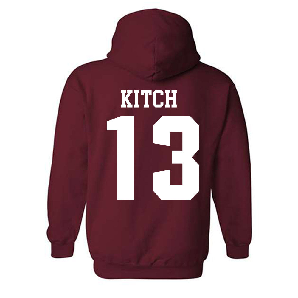 Stanford - NCAA Men's Basketball : Ethan Kitch - Classic Shersey Hooded Sweatshirt-1