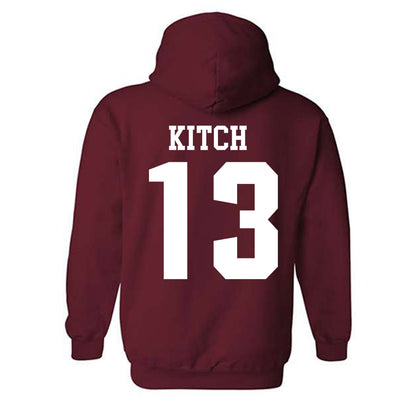 Stanford - NCAA Men's Basketball : Ethan Kitch - Classic Shersey Hooded Sweatshirt-1