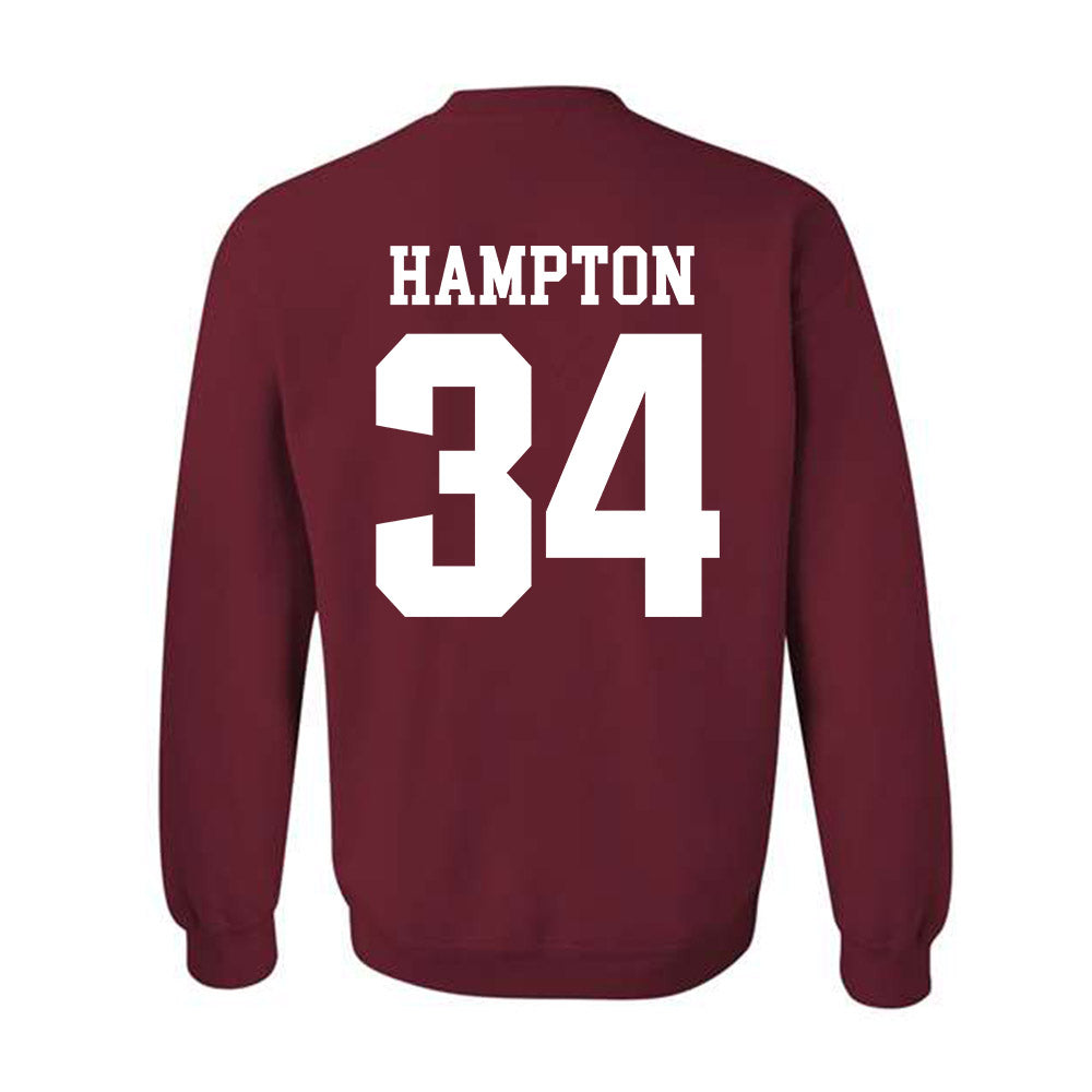 Stanford - NCAA Football : Caleb Hampton - Classic Shersey Crewneck Sweatshirt-1