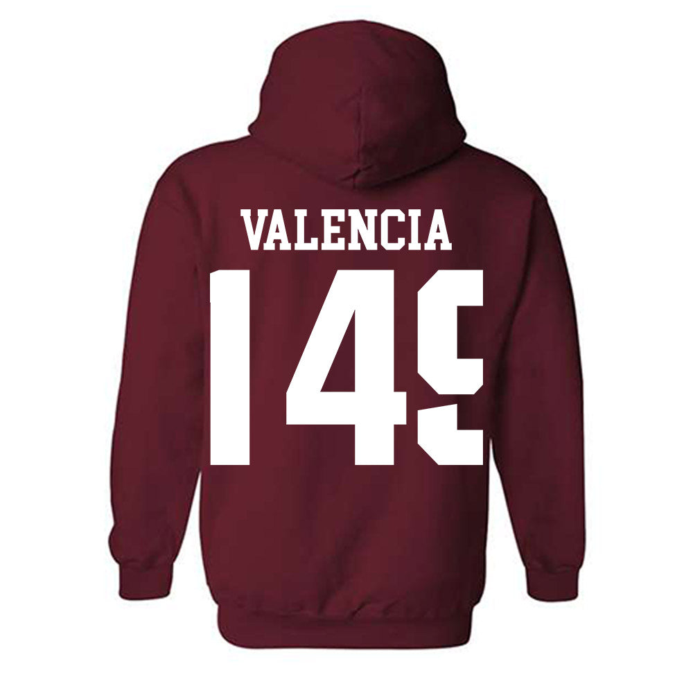 Stanford - NCAA Wrestling : Aden Valencia - Classic Shersey Hooded Sweatshirt-1