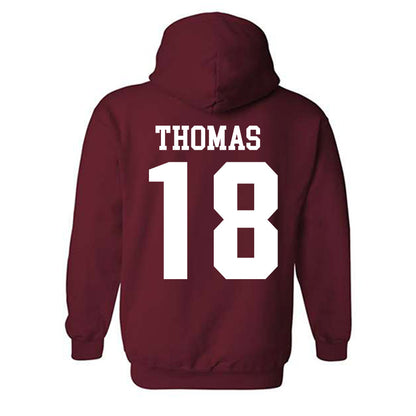 Stanford - NCAA Baseball : Kassius Thomas - Classic Shersey Hooded Sweatshirt-1
