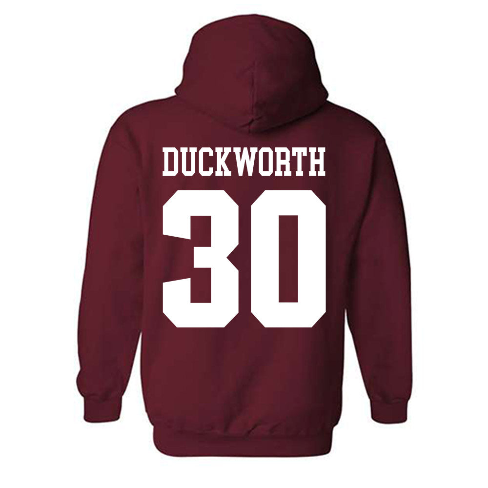 Stanford - NCAA Football : Jack Duckworth - Classic Shersey Hooded Sweatshirt-1