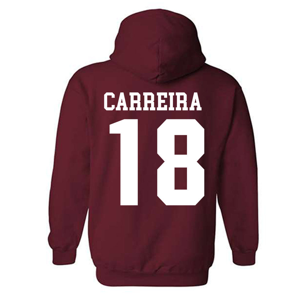 Stanford - NCAA Men's Volleyball : Kaumana Carreira - Classic Shersey Hooded Sweatshirt-1