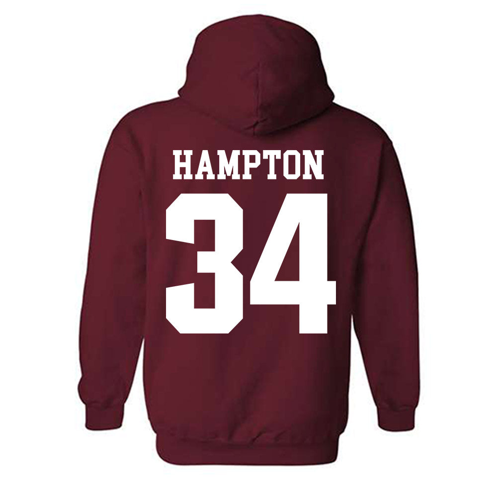 Stanford - NCAA Football : Caleb Hampton - Classic Shersey Hooded Sweatshirt-1