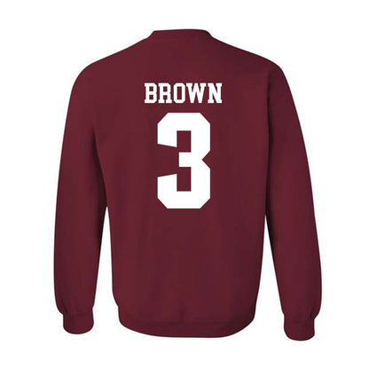 Stanford - NCAA Football : Marcus Brown - Classic Shersey Crewneck Sweatshirt-1