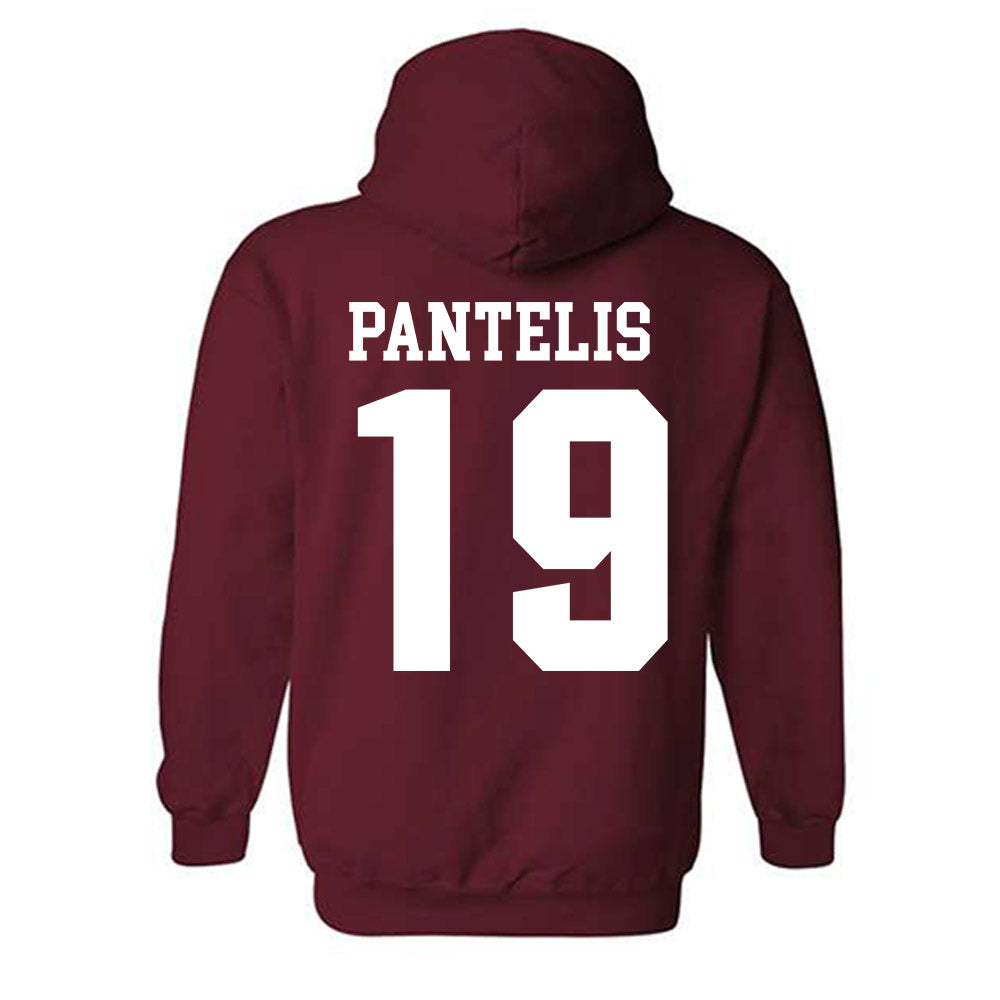 Stanford - NCAA Football : David Pantelis - Classic Shersey Hooded Sweatshirt-1