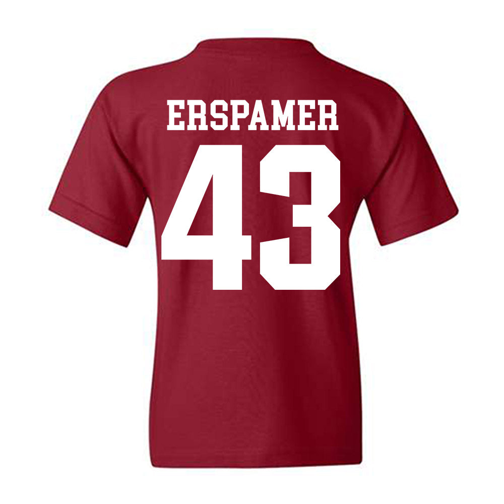 Stanford - NCAA Baseball : Mike Erspamer - Classic Shersey Youth T-Shirt-1