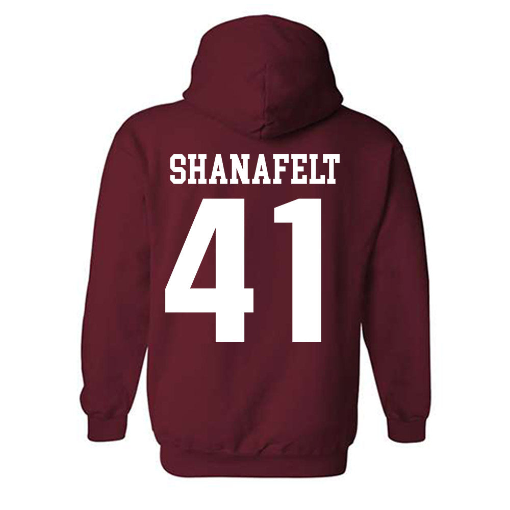 Stanford - NCAA Football : Lucas Shanafelt - Classic Shersey Hooded Sweatshirt-1