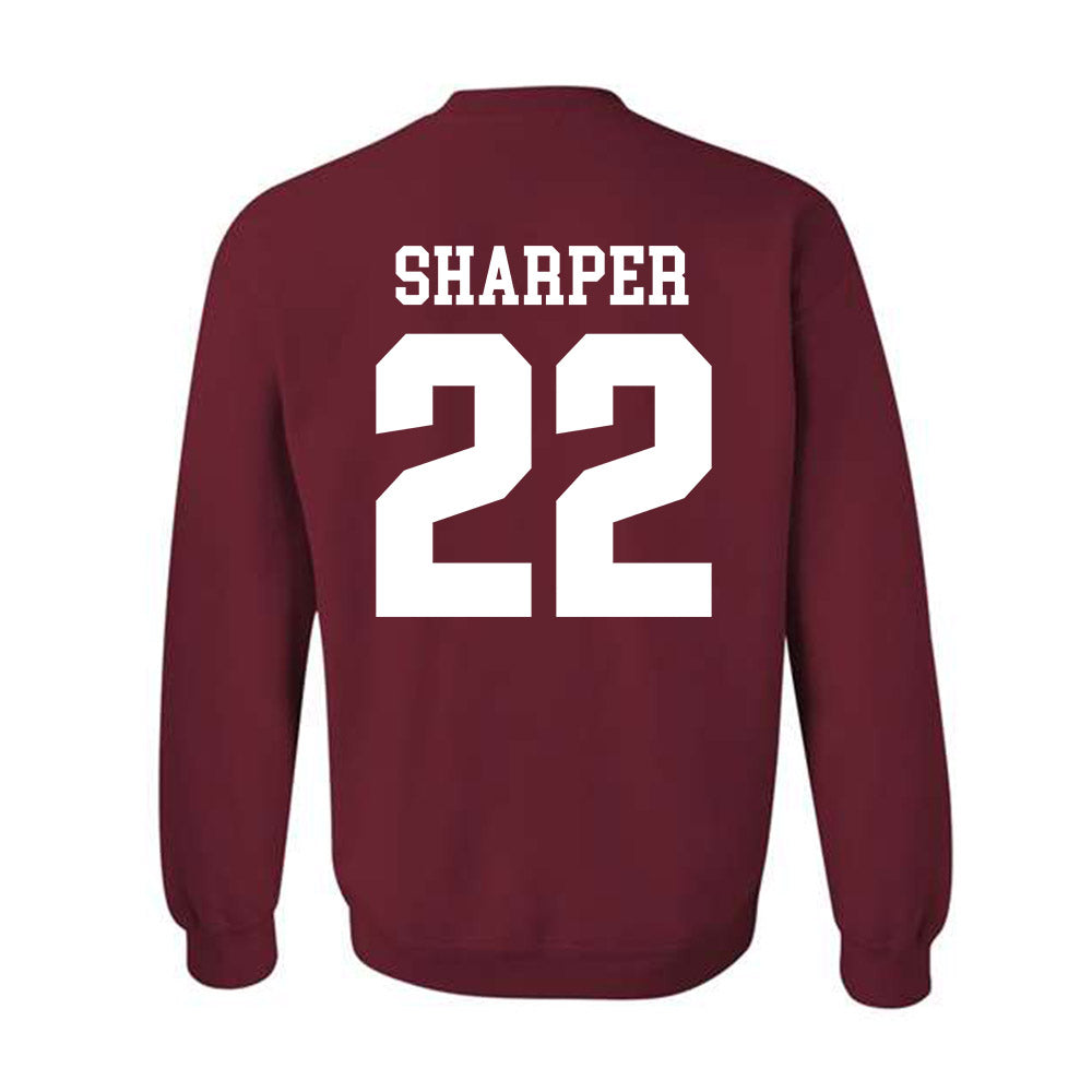 Stanford - NCAA Football : Daylen Sharper - Classic Shersey Crewneck Sweatshirt-1