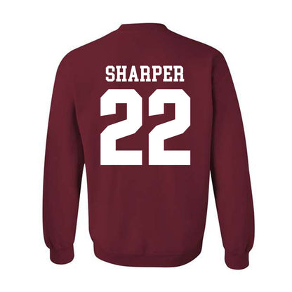 Stanford - NCAA Football : Daylen Sharper - Classic Shersey Crewneck Sweatshirt-1