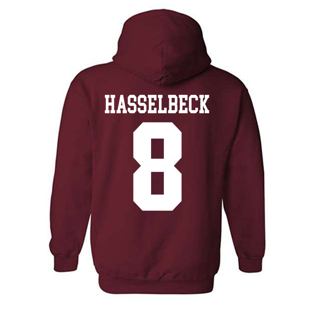 Stanford - NCAA Women's Lacrosse : Mallory Hasselbeck - Classic Shersey Hooded Sweatshirt-1