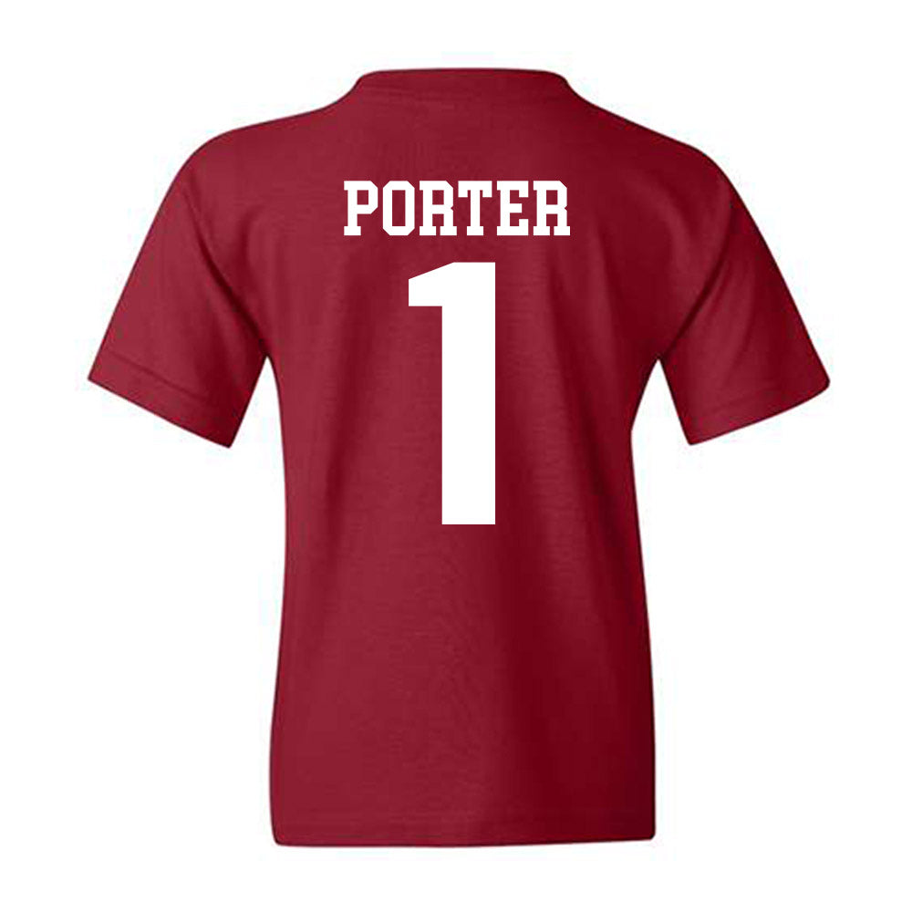 Stanford - NCAA Men's Volleyball : Evan Porter - Classic Shersey Youth T-Shirt-1