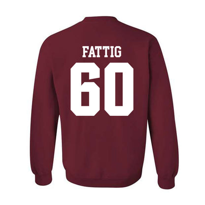 Stanford - NCAA Football : Nick Fattig - Classic Shersey Crewneck Sweatshirt-1