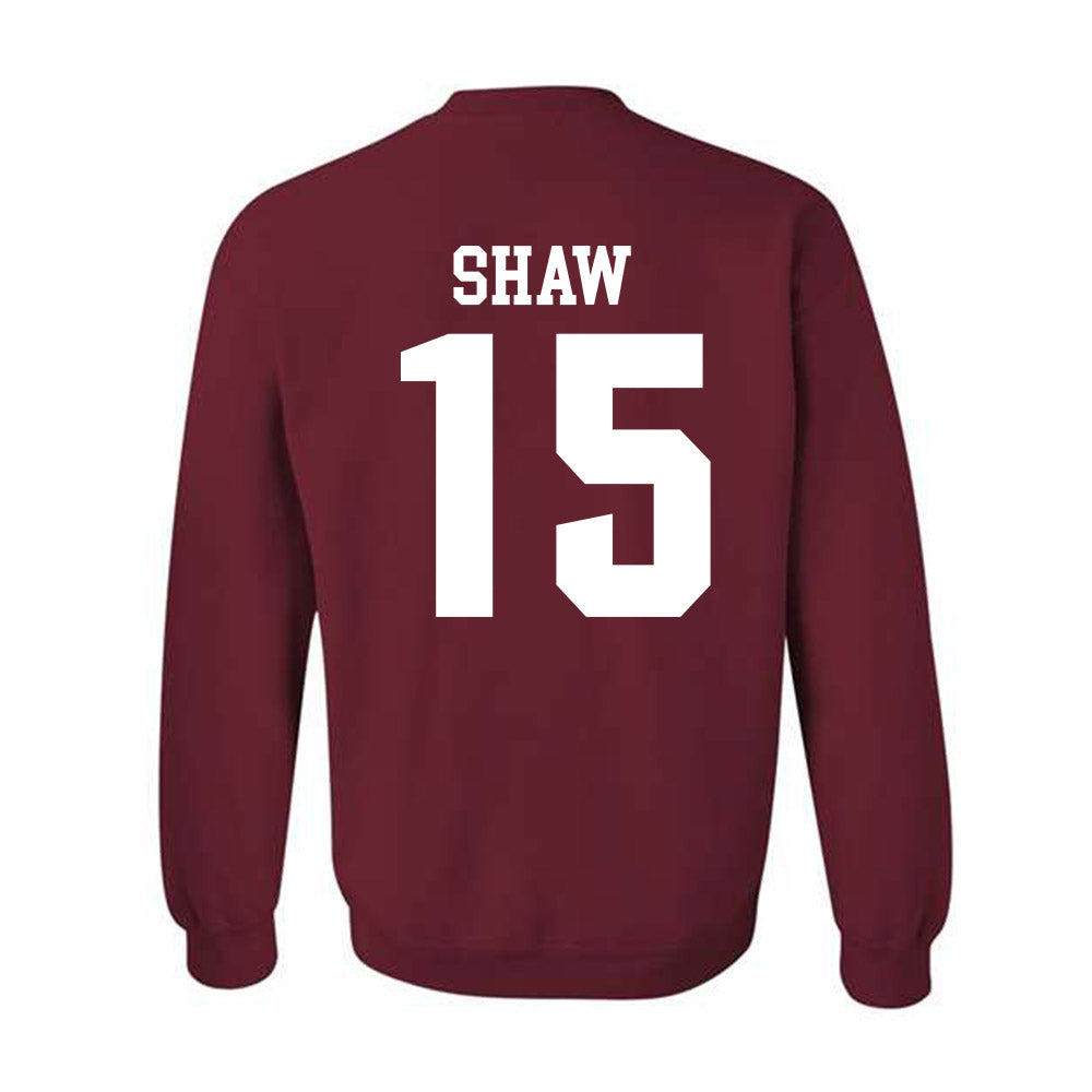 Stanford - NCAA Football : Carter Shaw - Classic Shersey Crewneck Sweatshirt-1