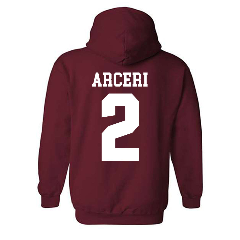 Stanford - NCAA Women's Lacrosse : Ava Arceri - Classic Shersey Hooded Sweatshirt-1