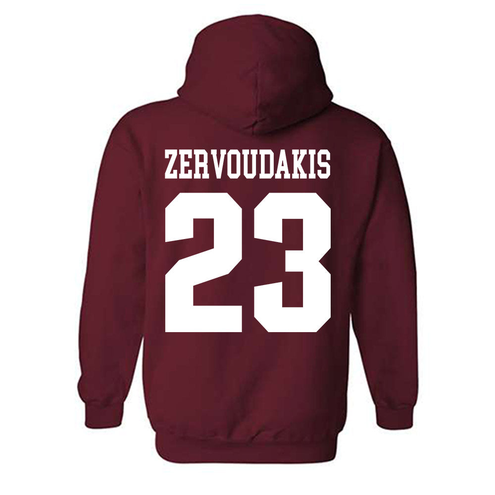 Stanford - NCAA Men's Water Polo : Orestis Zervoudakis - Classic Shersey Hooded Sweatshirt-1