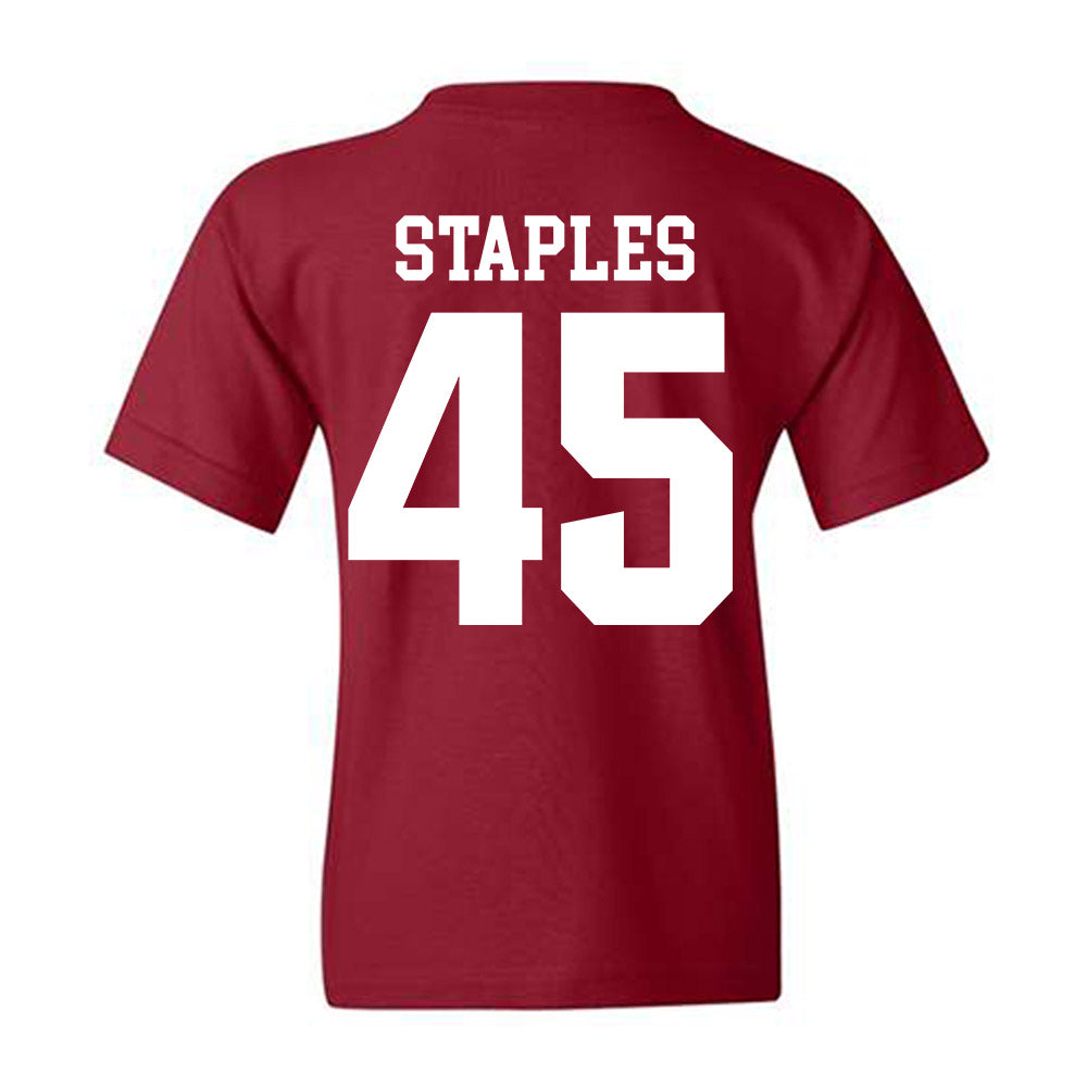 Stanford - NCAA Football : omar staples - Classic Shersey Youth T-Shirt-1