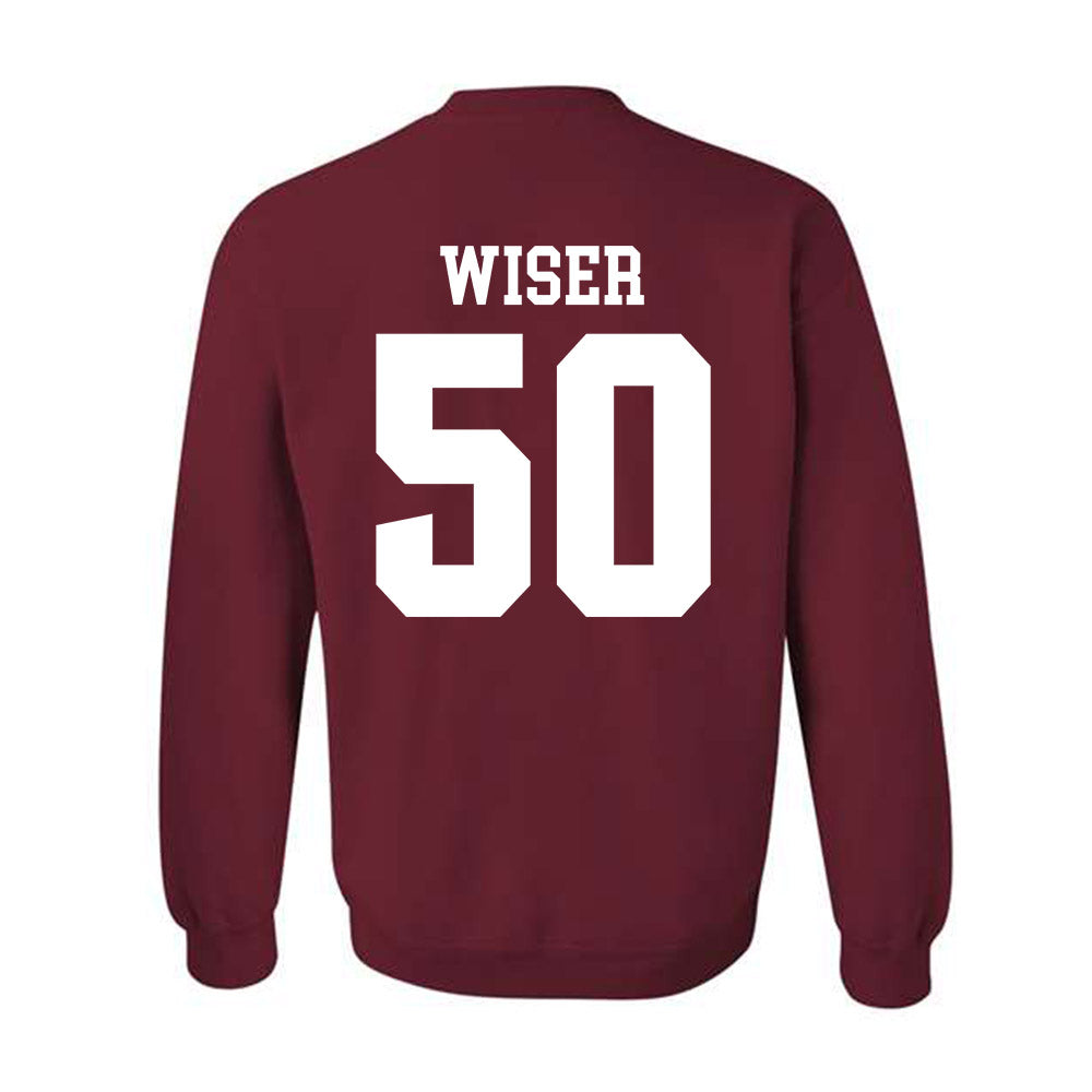 Stanford - NCAA Baseball : David Wiser - Classic Shersey Crewneck Sweatshirt-1