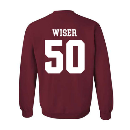 Stanford - NCAA Baseball : David Wiser - Classic Shersey Crewneck Sweatshirt-1