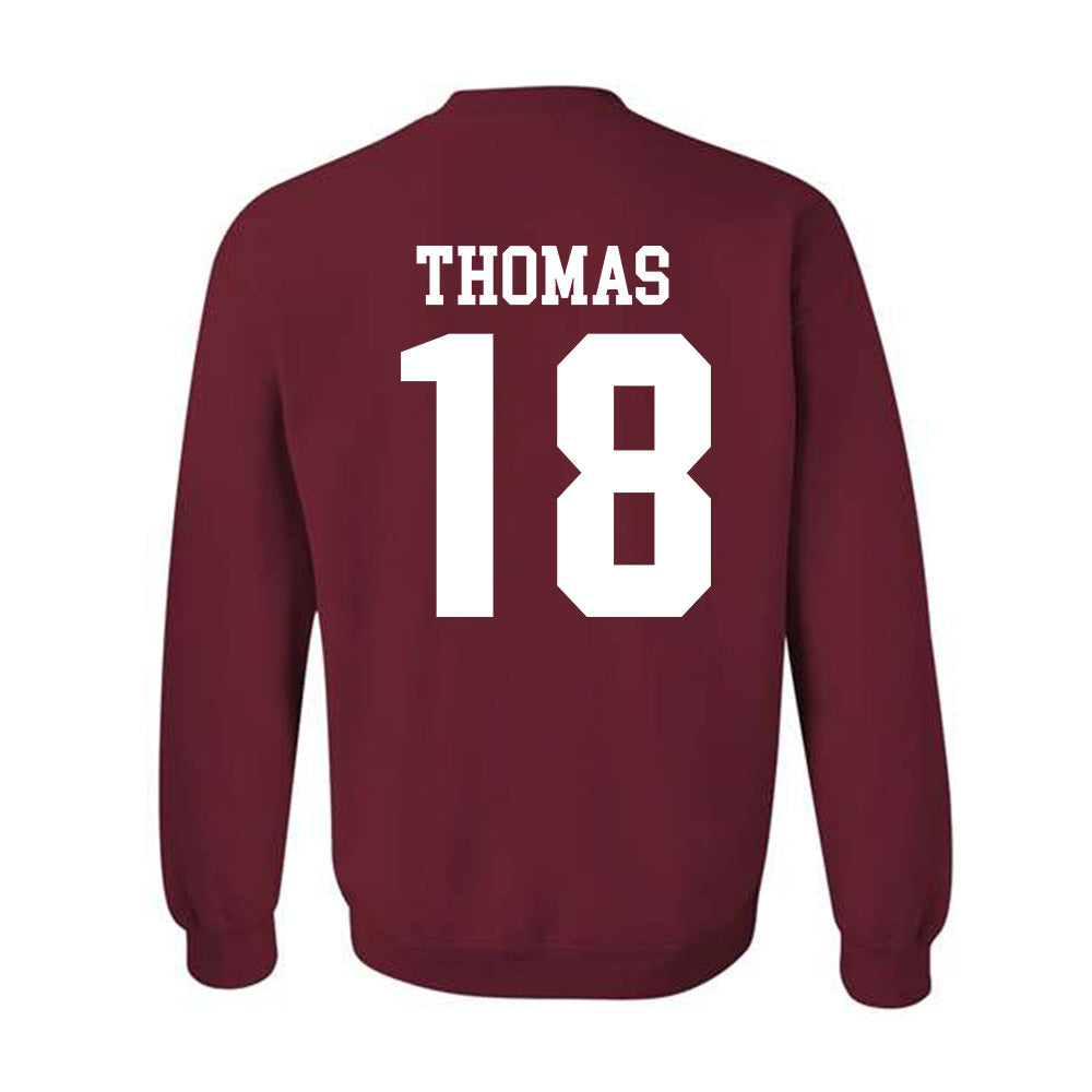 Stanford - NCAA Baseball : Kassius Thomas - Classic Shersey Crewneck Sweatshirt-1