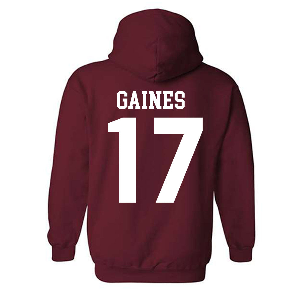 Stanford - NCAA Football : Omari Gaines - Classic Shersey Hooded Sweatshirt-1