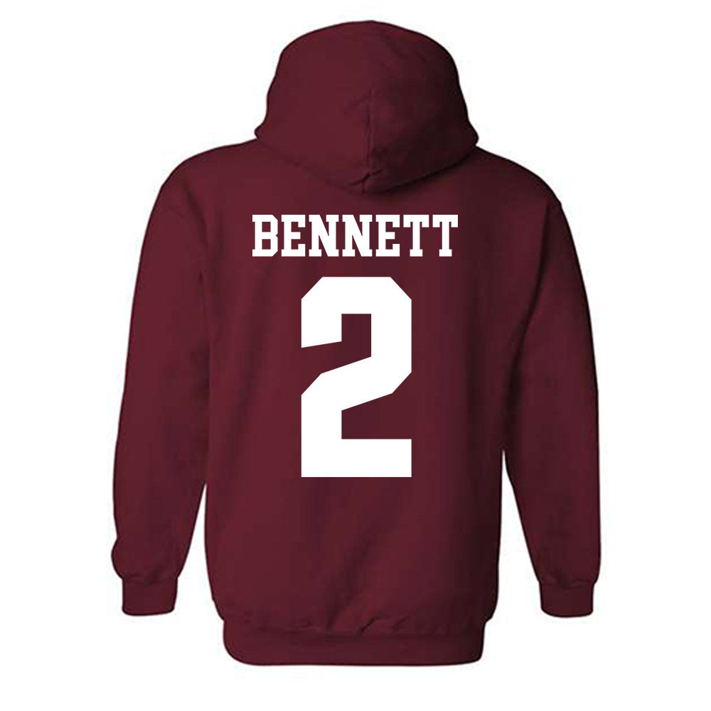 Stanford - NCAA Men's Soccer : Brad Bennett - Classic Shersey Hooded Sweatshirt-1