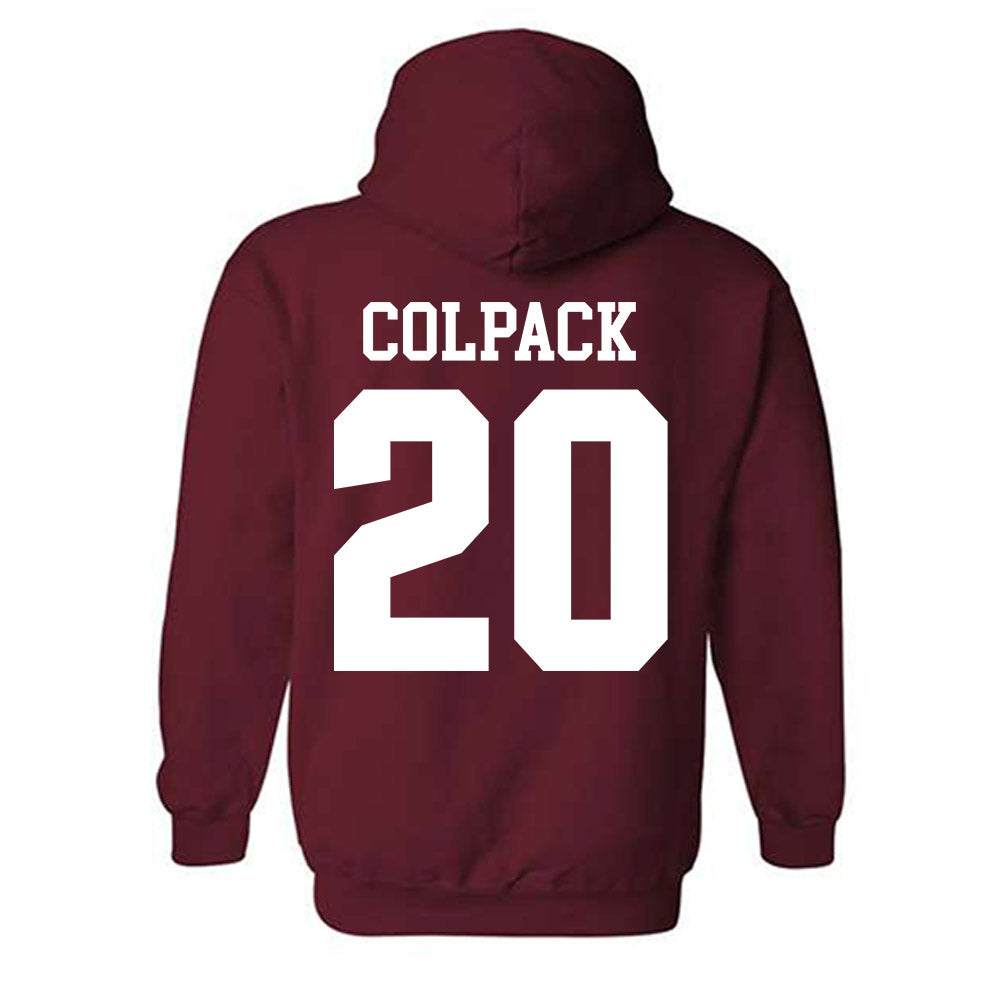Stanford - NCAA Women's Lacrosse : Anna Colpack - Classic Shersey Hooded Sweatshirt-1