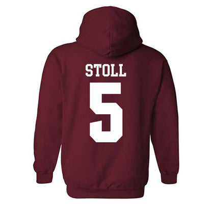 Stanford - NCAA Baseball : Nolan Stoll - Classic Shersey Hooded Sweatshirt-1
