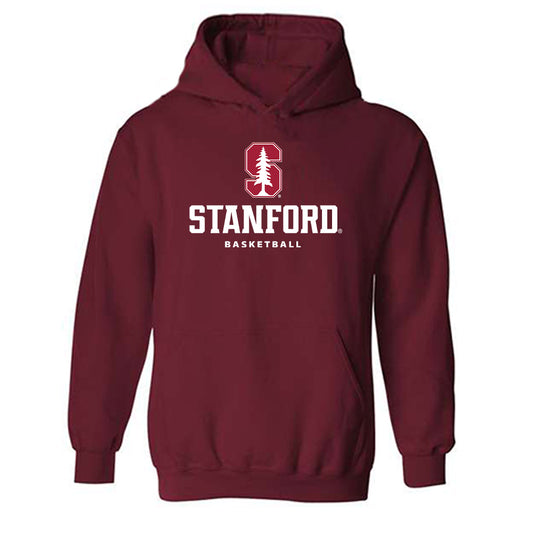 Stanford - NCAA Men's Basketball : Christian Bliss - Classic Shersey Hooded Sweatshirt-0