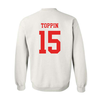Texas Tech - NCAA Men's Basketball : JT Toppin - Classic Shersey Crewneck Sweatshirt-1
