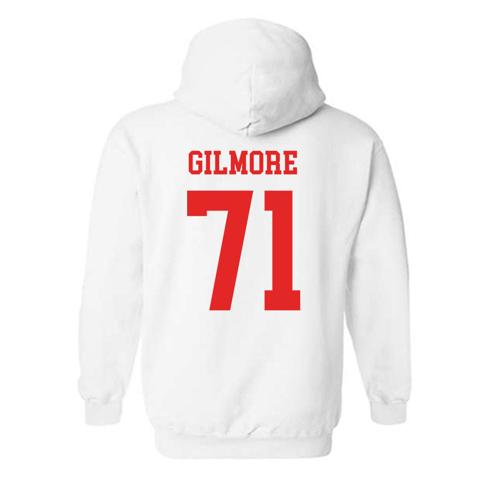 Texas Tech - NCAA Football : Bryce Gilmore - Classic Shersey Hooded Sweatshirt-1