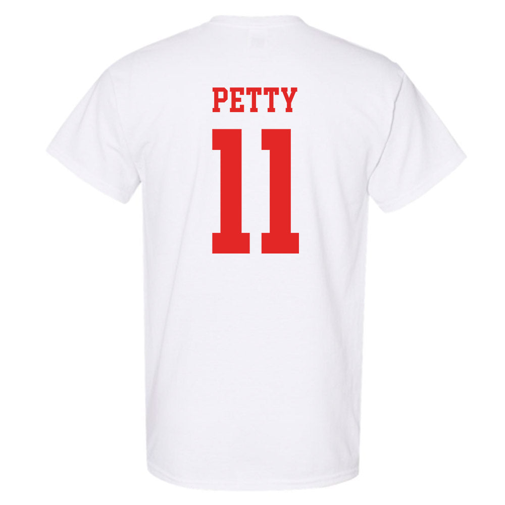 Texas Tech - NCAA Men's Basketball : Jaylen Petty - Classic Shersey T-Shirt-1