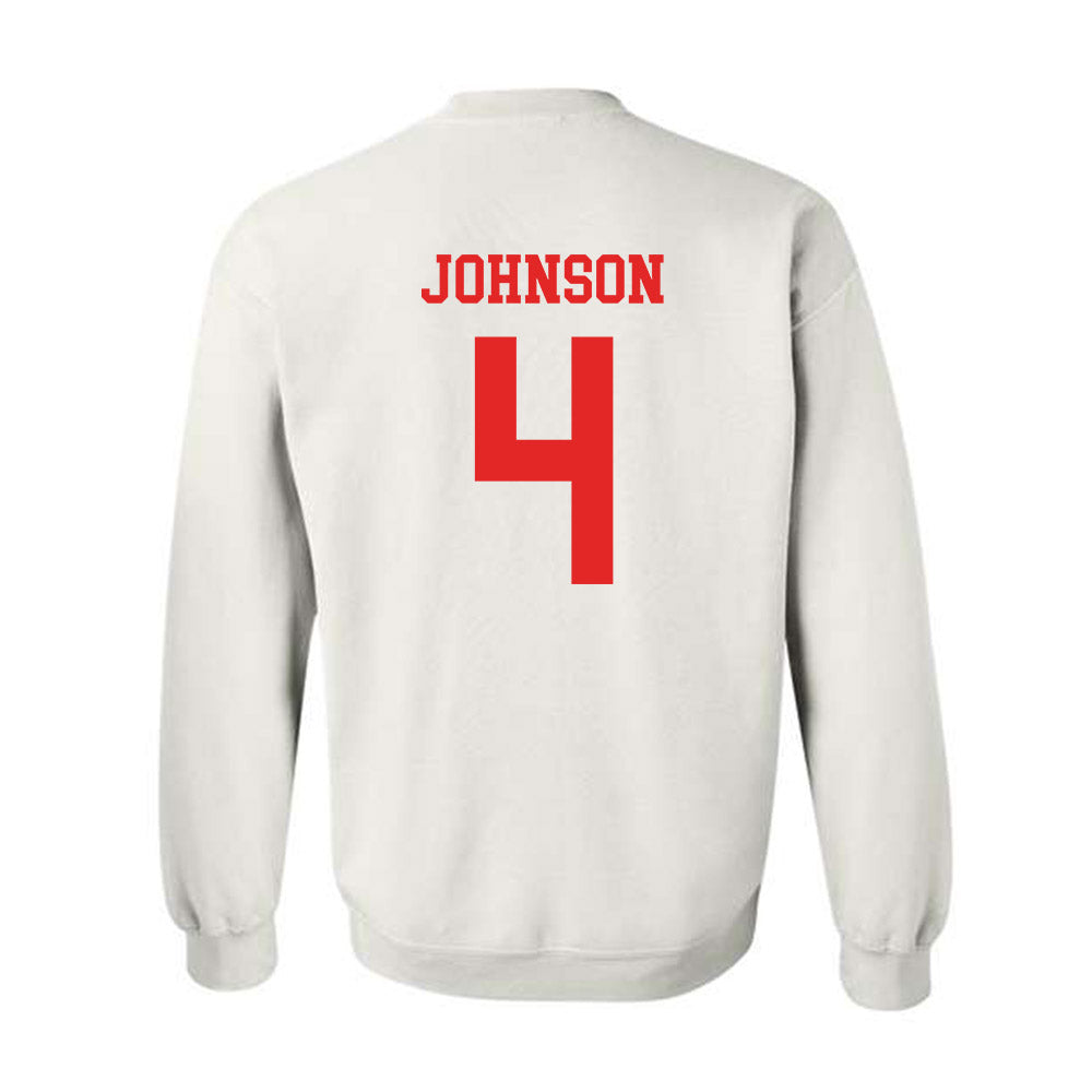 Texas Tech - NCAA Football : Kenny Johnson - Classic Shersey Crewneck Sweatshirt-1