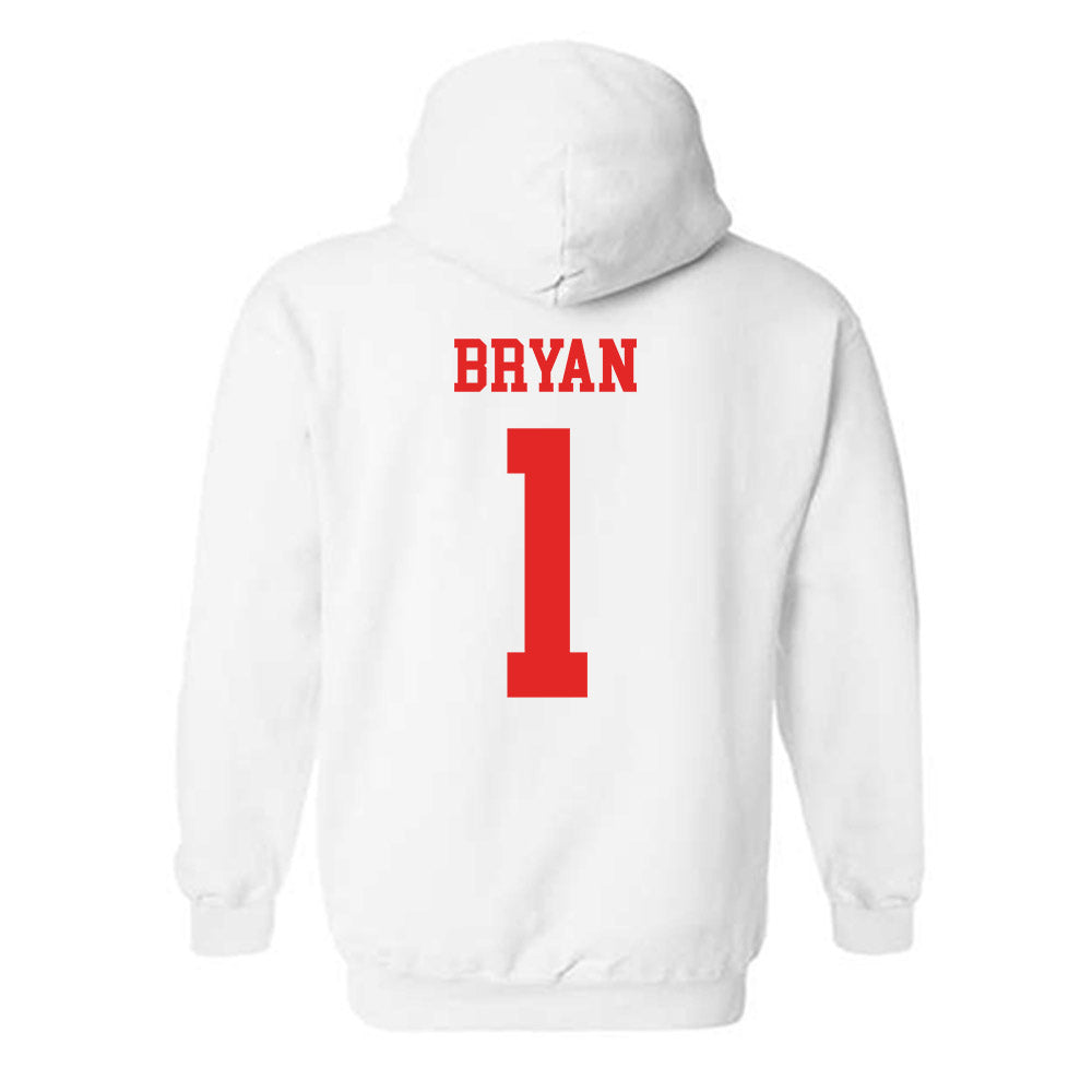 Texas Tech - NCAA Men's Basketball : Tyeree Bryan - Classic Shersey Hooded Sweatshirt-1