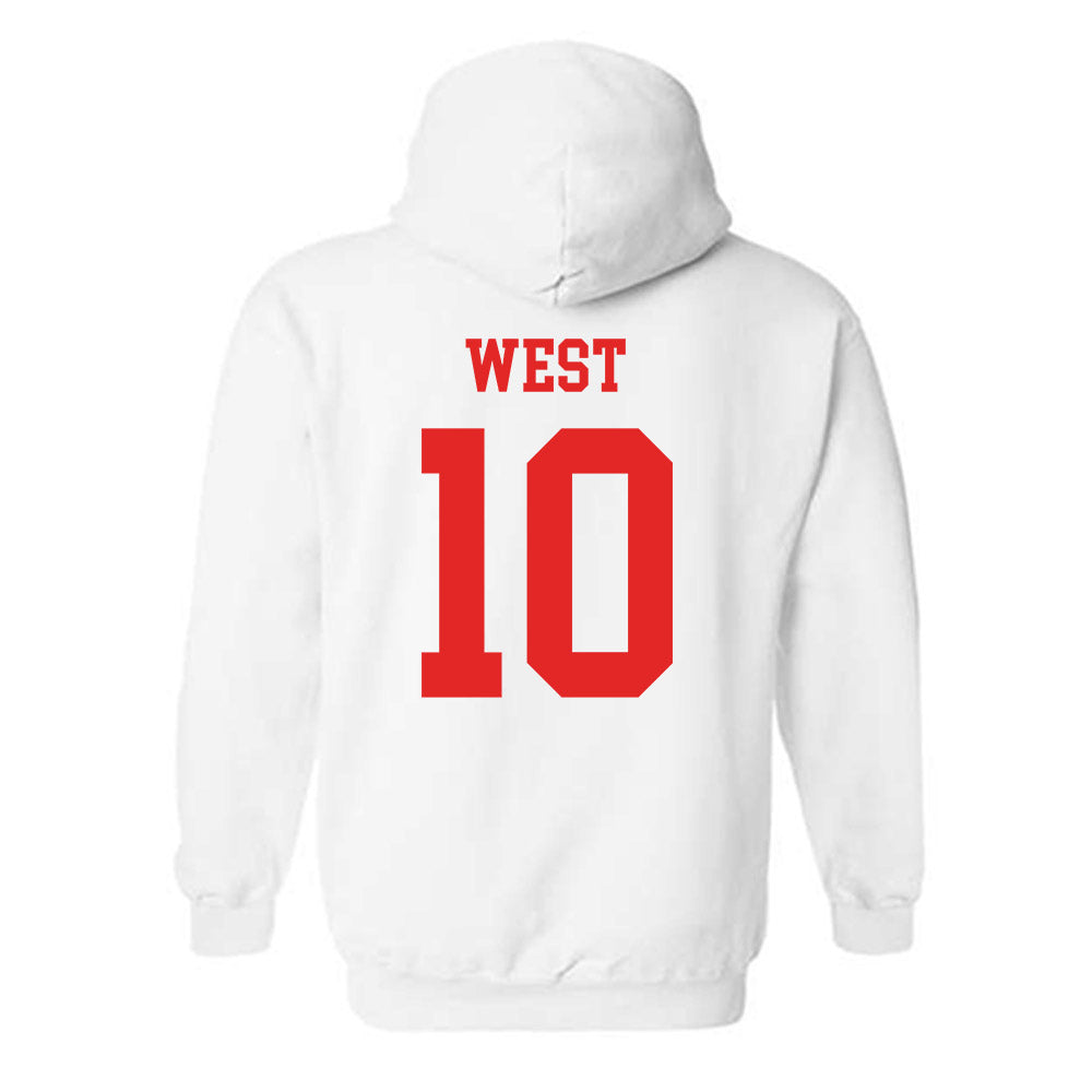 Texas Tech - NCAA Softball : Mallie West - Classic Shersey Hooded Sweatshirt-1