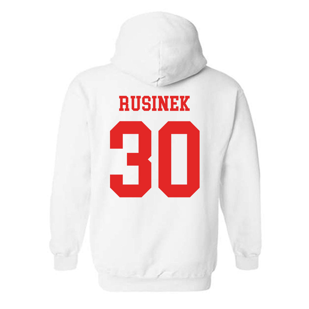 Texas Tech - NCAA Baseball : Jesse Rusinek - Classic Shersey Hooded Sweatshirt-1