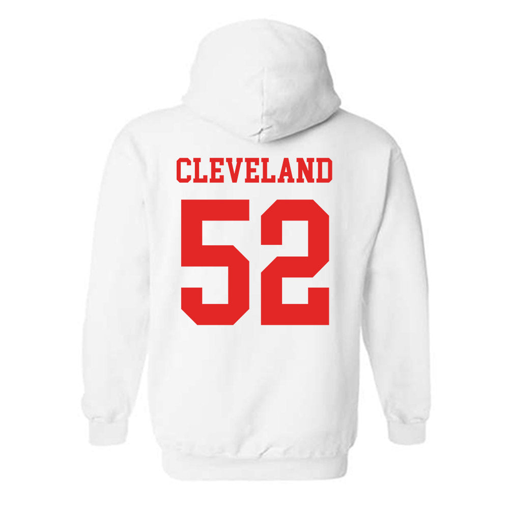 Texas Tech - NCAA Football : Cash Cleveland - Classic Shersey Hooded Sweatshirt-1
