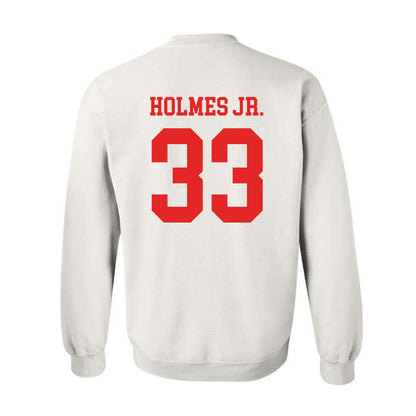 Texas Tech - NCAA Football : A.J. Holmes Jr. - Classic Shersey Crewneck Sweatshirt-1