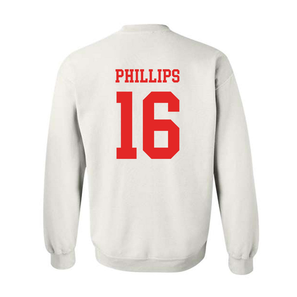 Texas Tech - NCAA Football : Holden Phillips - Classic Shersey Crewneck Sweatshirt-1