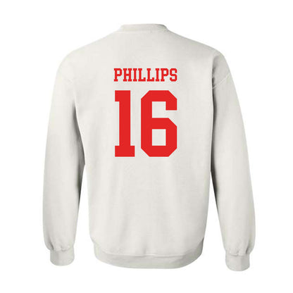 Texas Tech - NCAA Football : Holden Phillips - Classic Shersey Crewneck Sweatshirt-1