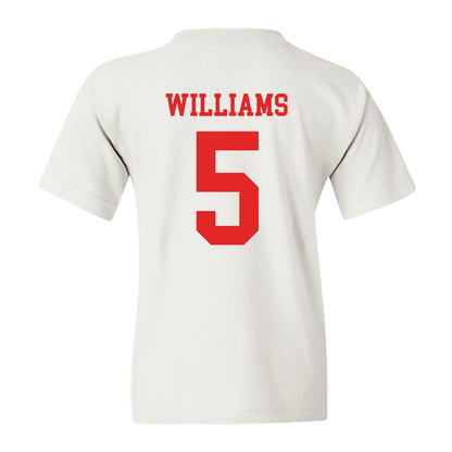 Texas Tech - NCAA Men's Basketball : Darrion Williams - Classic Shersey Youth T-Shirt-1
