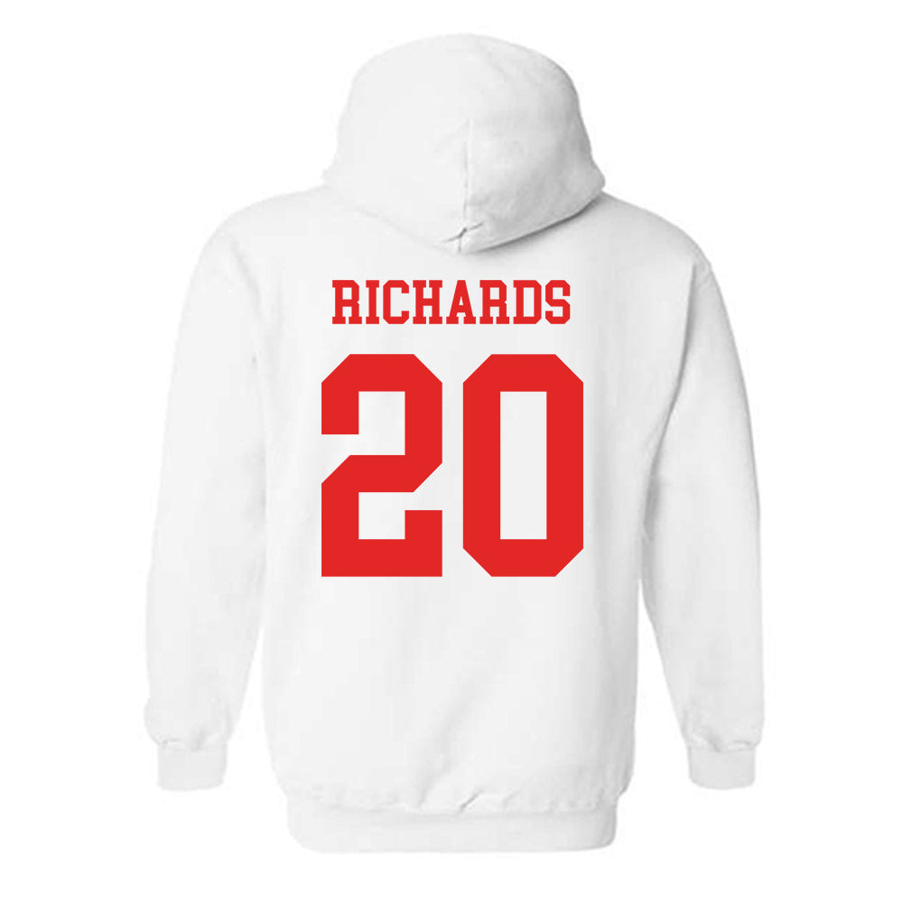 Texas Tech - NCAA Softball : Mia Richards - Classic Shersey Hooded Sweatshirt-1