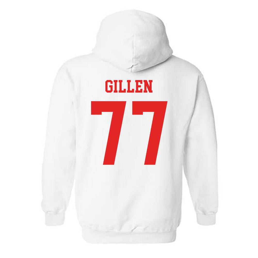 Texas Tech - NCAA Football : Elias Gillen - Classic Shersey Hooded Sweatshirt-1